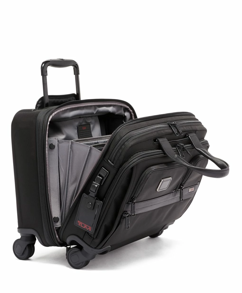 Tumi Deluxe 4 Wheeled Laptop Case Brief - Image 2