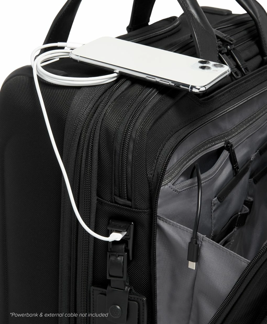 Tumi Deluxe 4 Wheeled Laptop Case Brief - Image 5